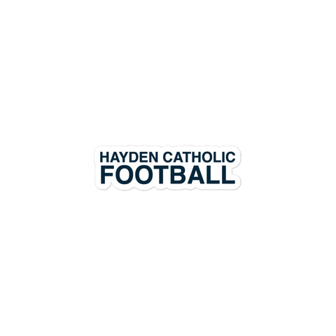 Hayden Catholic High School Football Bubble-free stickers