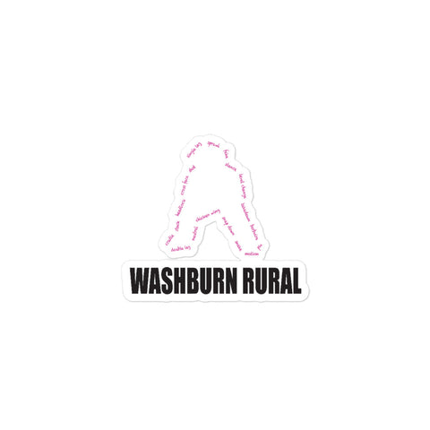 Washburn Wrestling Bubble-free stickers