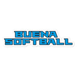 Buena Softball Bubble-free stickers