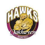 Oakhaven Boy's Basketball Bubble-free stickers