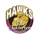 Oakhaven Girl's Basketball Bubble-free stickers