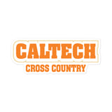 CalTech Cross Country Bubble-free stickers