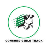 Concord Girls Track Bubble-free stickers