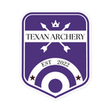 Texan Archery Bubble-free stickers