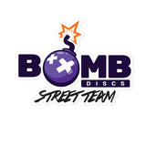 Street Team Bomb Discs Bubble-free stickers