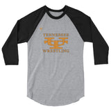 Tennessee Wrestling 3/4 sleeve raglan shirt