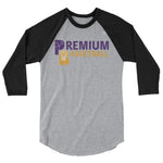 Premium Basketball 3/4 sleeve raglan shirt