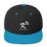 Kingman Football White Logo Snapback Hat