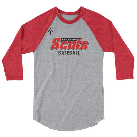 Fighting Scots Baseball 3/4 sleeve raglan shirt