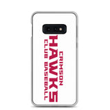 Crimson Hawks Club Baseball Samsung Phone Case