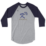 Kingman Football 3/4 sleeve raglan shirt