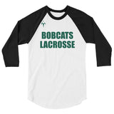 MSU Men's Lacrosse 3/4 sleeve raglan shirt