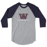 UCW Warriors Volleyball 3/4 sleeve raglan shirt