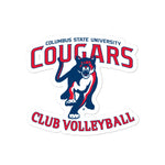 CSU Club Volleyball Bubble-free stickers
