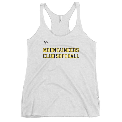 Mountaineers Club Softball Women's Racerback Tank