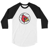 Louisville Volleyball 3/4 sleeve raglan shirt