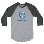 Gunnison Valley Wrestling 3/4 sleeve raglan shirt