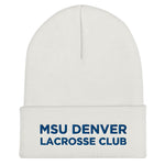 MSU Denver Lacrosse Club Cuffed Beanie