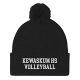Kewaskum High School Volleyball Pom-Pom Beanie