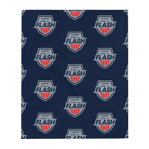 Flash Academy Basketball Throw Blanket