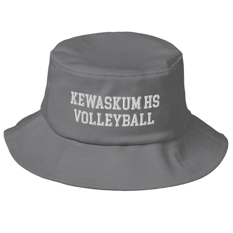 Kewaskum High School Volleyball Old School Bucket Hat