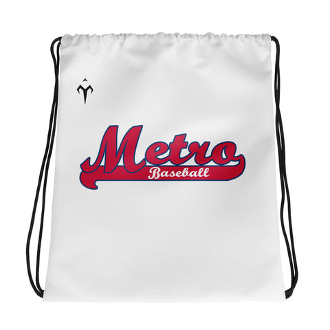 Metro Baseball Drawstring bag