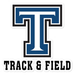 Tempe High School Track and Field Bubble-free stickers