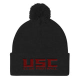 USC Club Football Pom Pom Knit Cap
