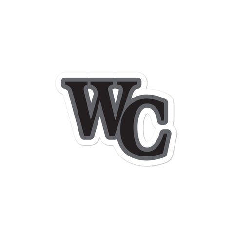 WC Lady Cougars Softball Bubble-free stickers