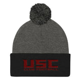 USC Club Football Pom Pom Knit Cap