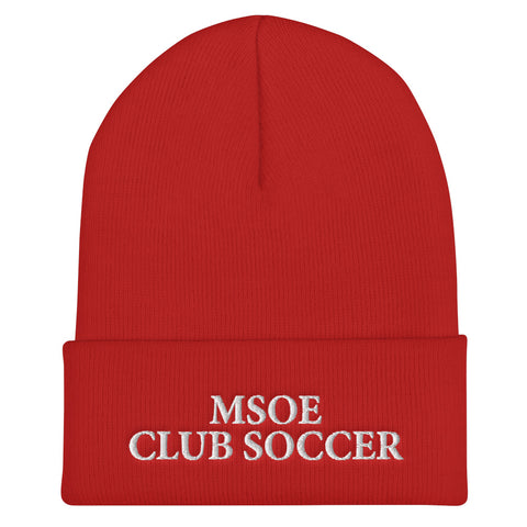 MSOE Club Soccer Cuffed Beanie