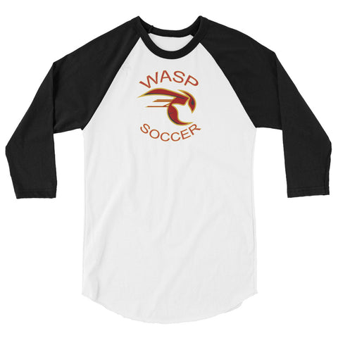 Wasp Soccer 3/4 sleeve raglan shirt