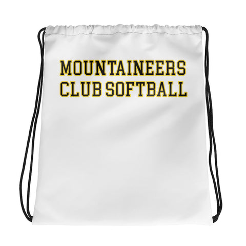 Mountaineers Club Softball Drawstring bag