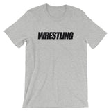 Black Wrestling Unisex short sleeve t-shirt