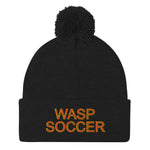 Wasp Soccer Pom-Pom Beanie