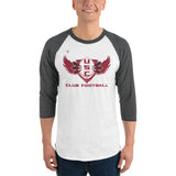 USC Club Football 3/4 sleeve raglan shirt