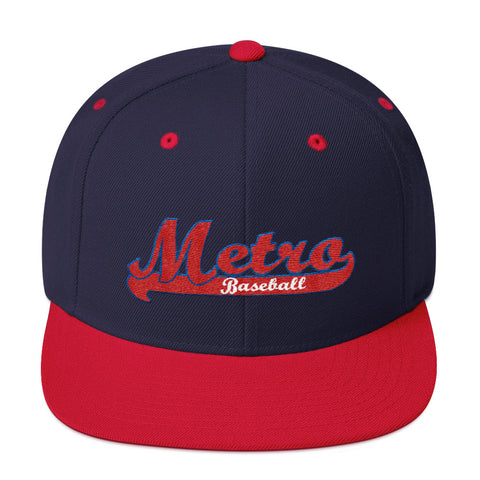 Metro Baseball Snapback Hat