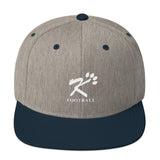 Kingman Football White Logo Snapback Hat