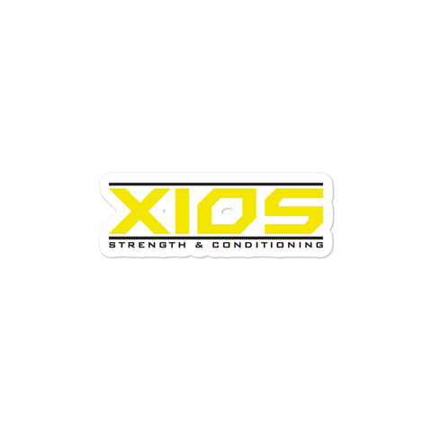 XIOS Strength & Conditioning Bubble-free stickers