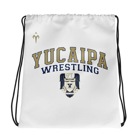 Yucaipa Wrestling Drawstring bag