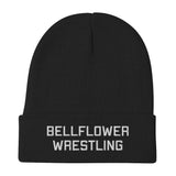 Bellflower Wrestling Embroidered Beanie