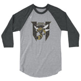 Gate City Hornets Football 3/4 sleeve raglan shirt