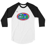 Green Gators 3/4 sleeve raglan shirt