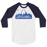 St. Louis Volleyball 3/4 sleeve raglan shirt