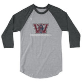 UCW Warriors Volleyball 3/4 sleeve raglan shirt