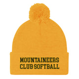 Mountaineers Club Softball Pom-Pom Beanie