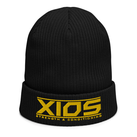 XIOS Strength & Conditioning Organic ribbed beanie