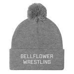 Bellflower Wrestling Pom-Pom Beanie