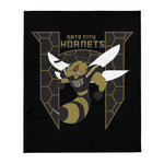 Gate City Hornets Football Throw Blanket