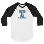 Tempe High School Track and Field 3/4 sleeve raglan shirt